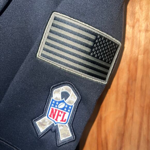 Boys Nike Black Dri-Fit Las Vegas Raiders Football Hoody Size Medium - Picture 7 of 11